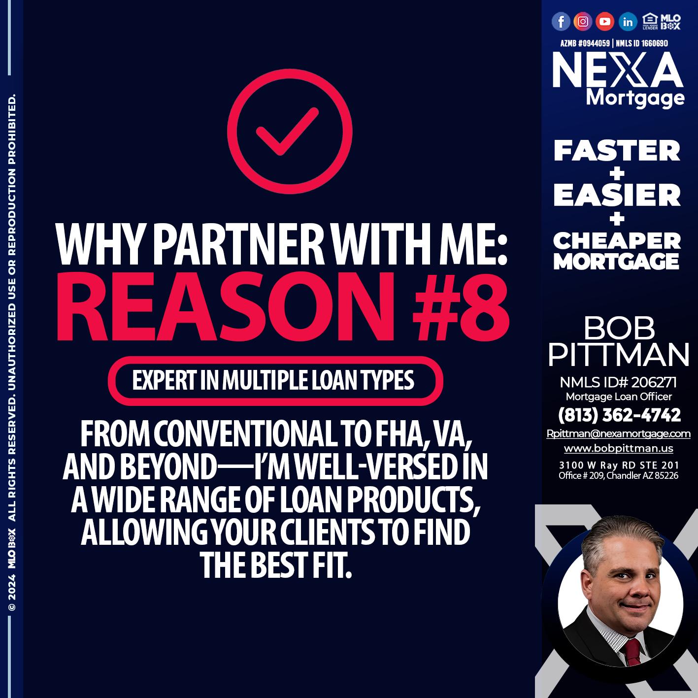 R8 - Bob Pittman -Mortgage Loan Officer