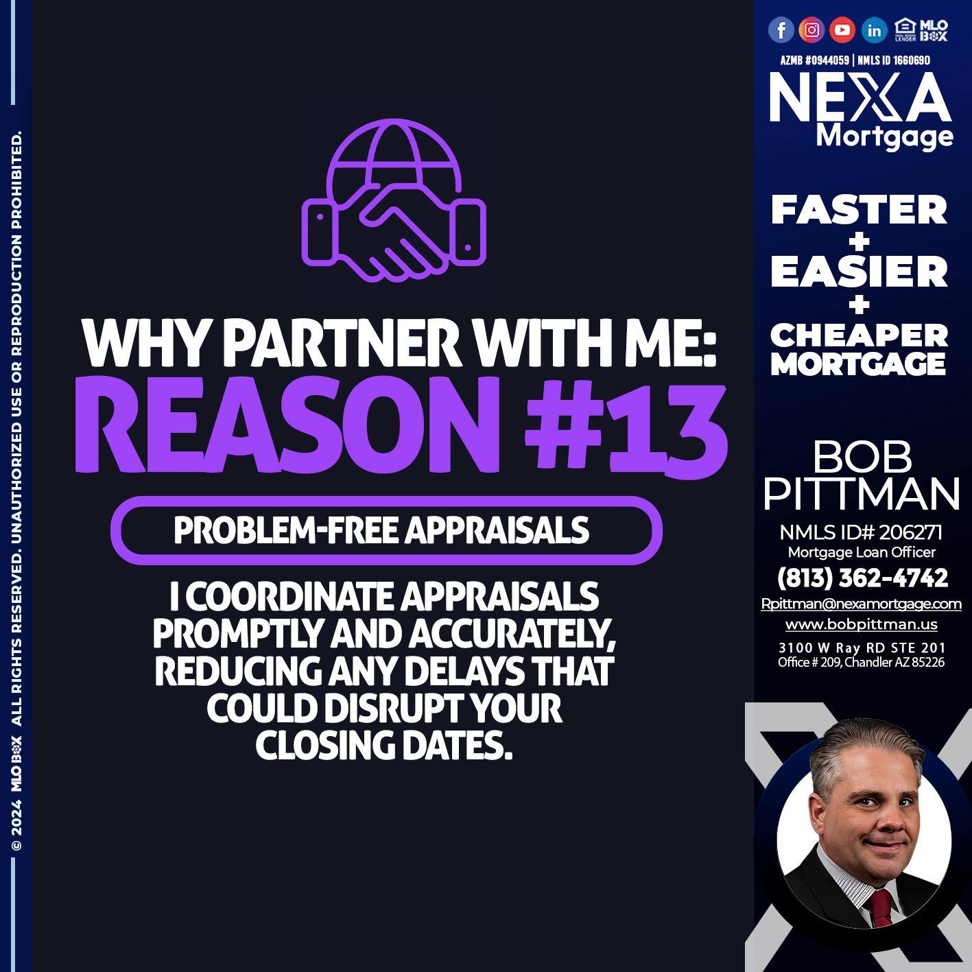 R13 - Bob Pittman -Mortgage Loan Officer