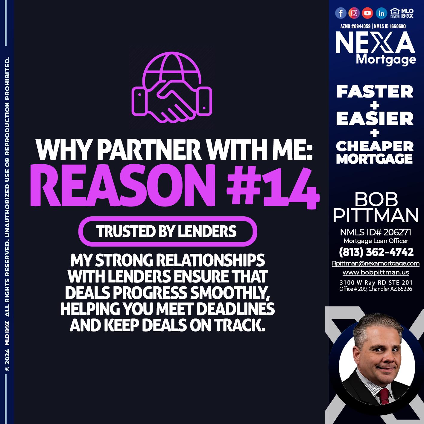 r14 - Bob Pittman -Mortgage Loan Officer