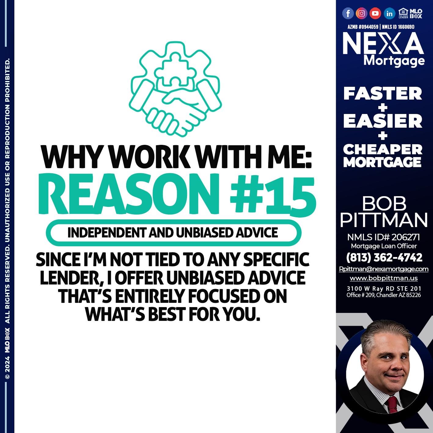 r15 - Bob Pittman -Mortgage Loan Officer