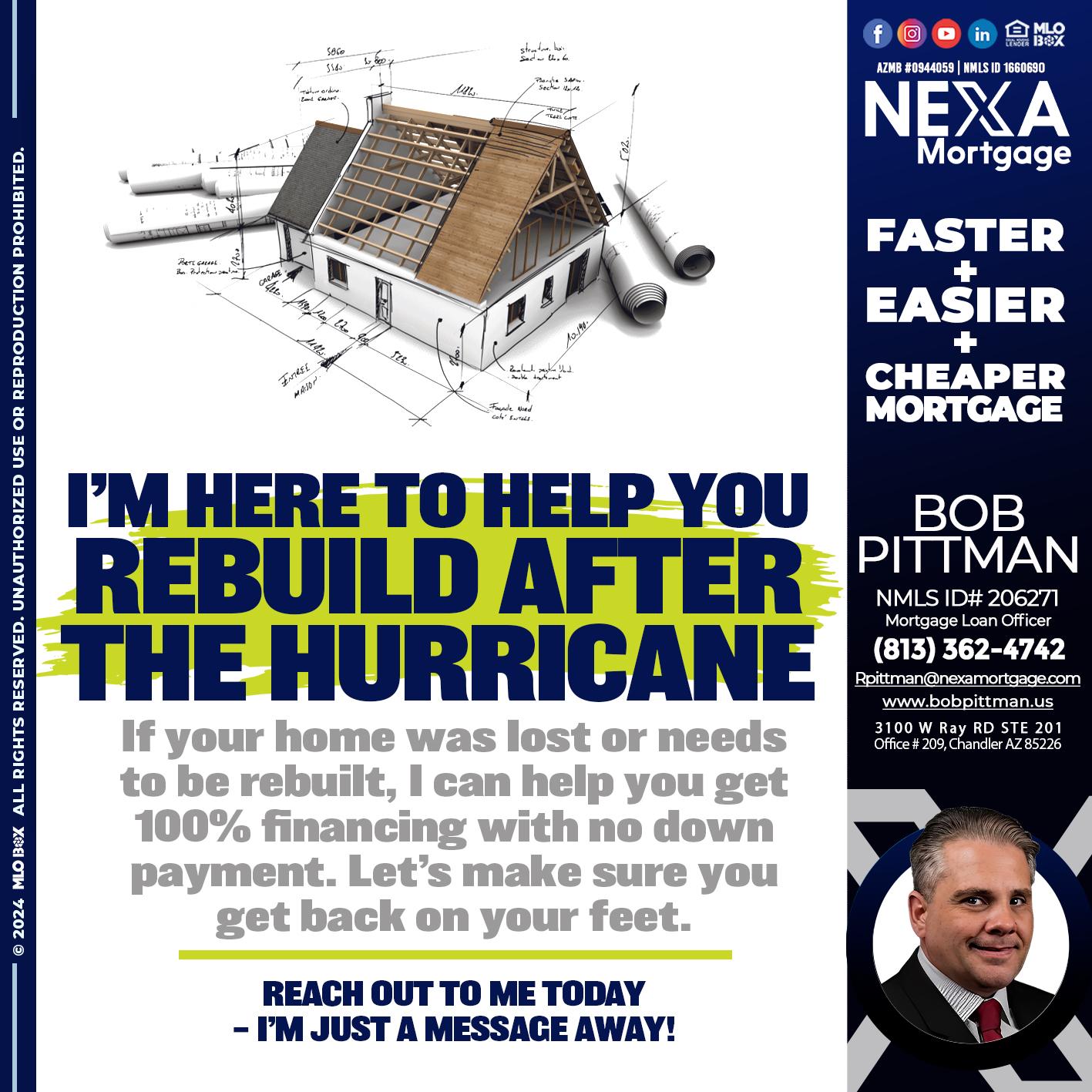 IM HERE TO HELP - Bob Pittman -Mortgage Loan Officer