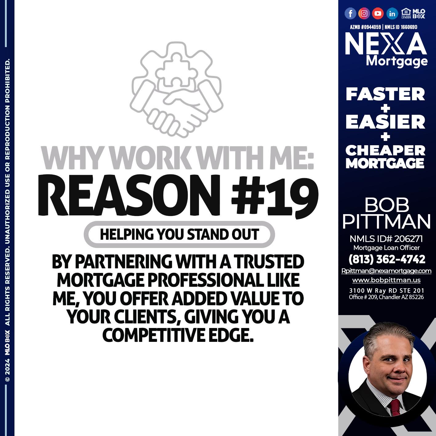 R19 - Bob Pittman -Mortgage Loan Officer