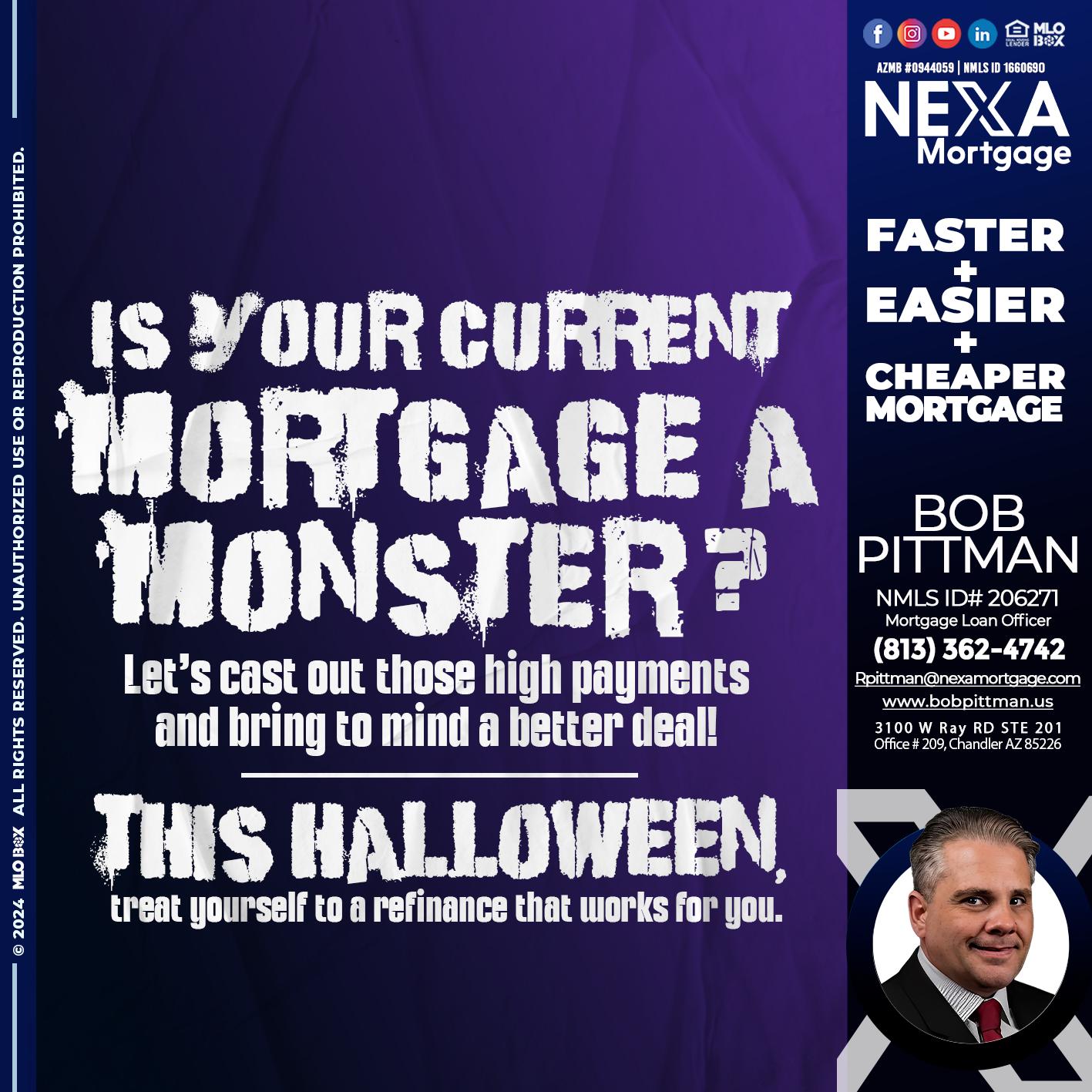 CURRENT MORTGAGE - Bob Pittman -Mortgage Loan Officer