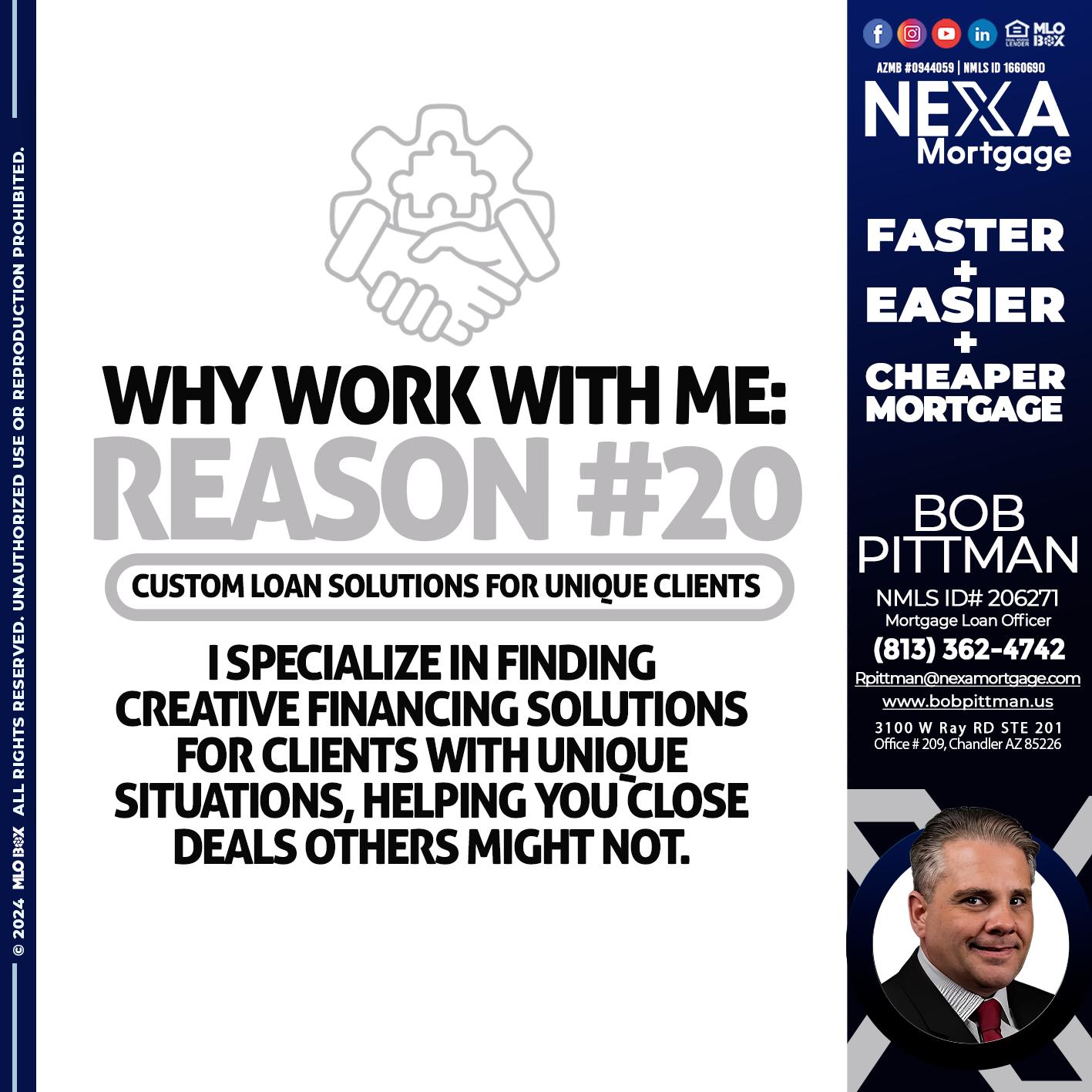 R20 - Bob Pittman -Mortgage Loan Officer