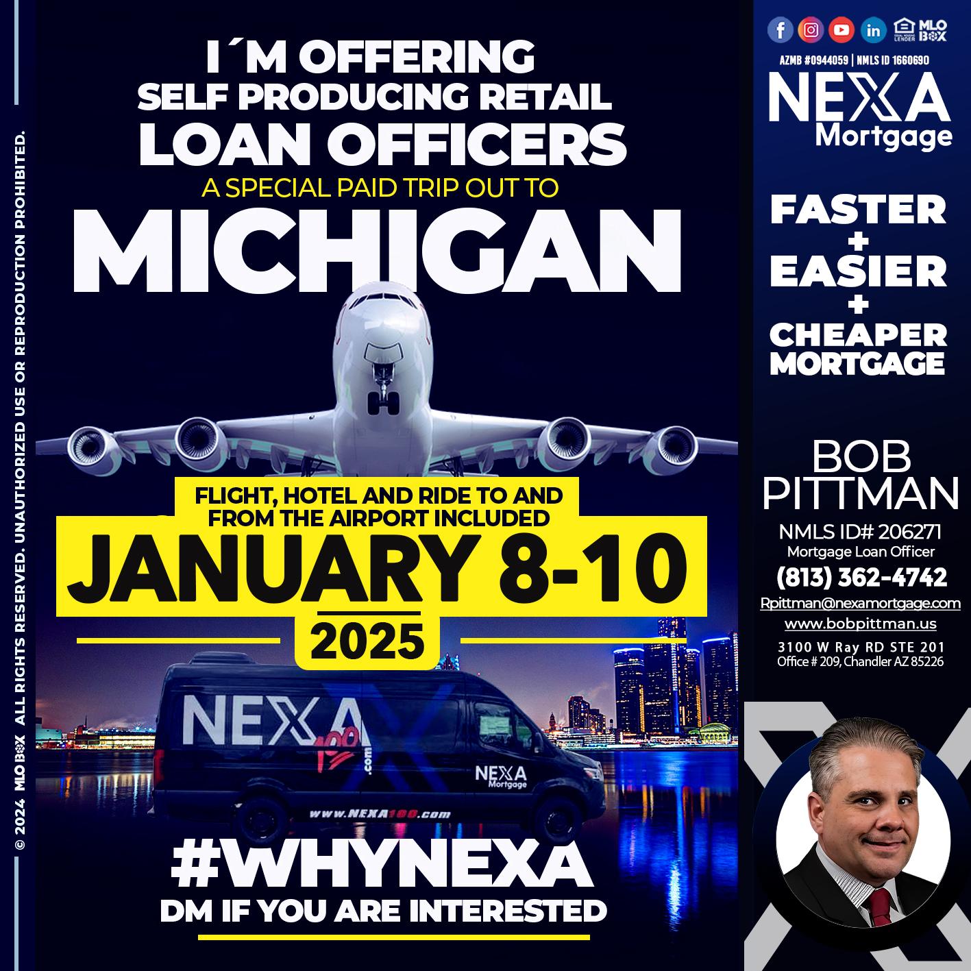 michigan trip - Bob Pittman -Mortgage Loan Officer