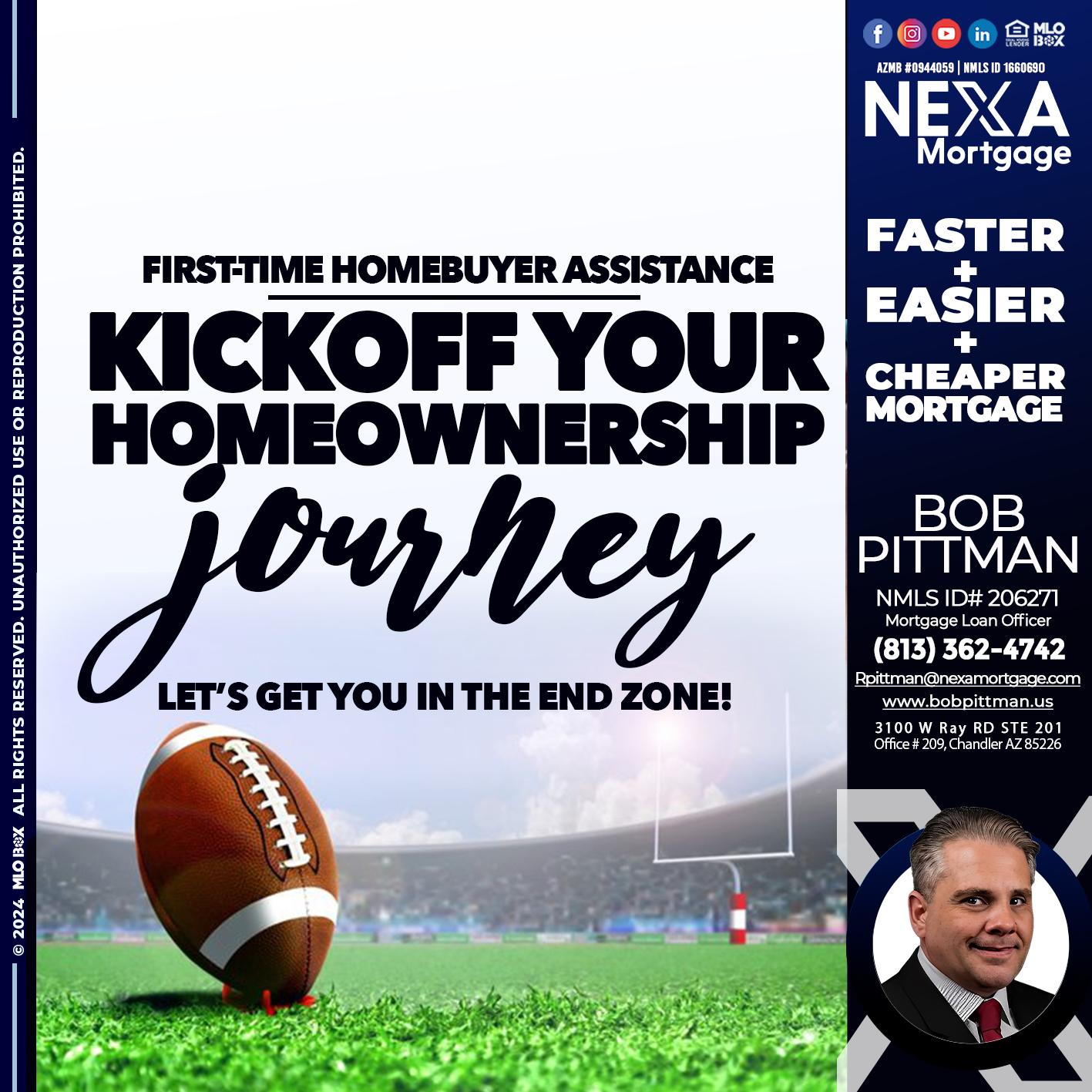 kick off - Bob Pittman -Mortgage Loan Officer