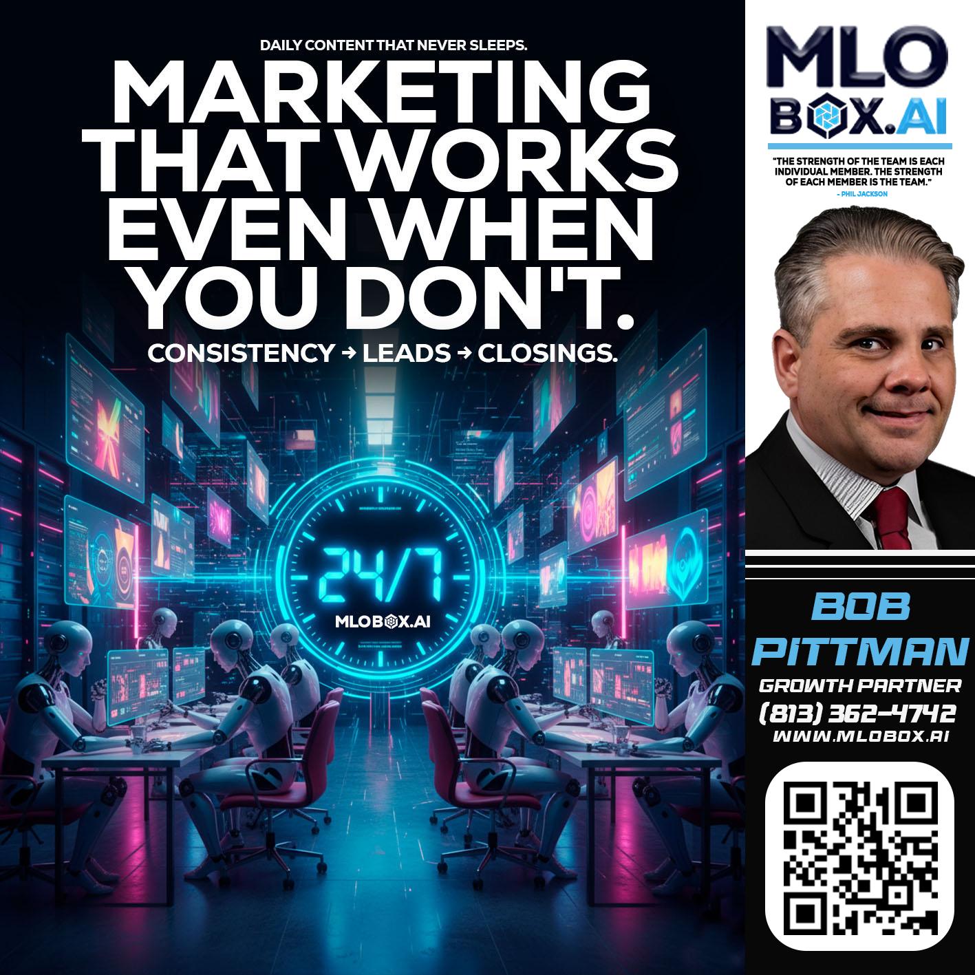 MARKETING THAT WORKS - Bob Pittman -Mortgage Loan Officer