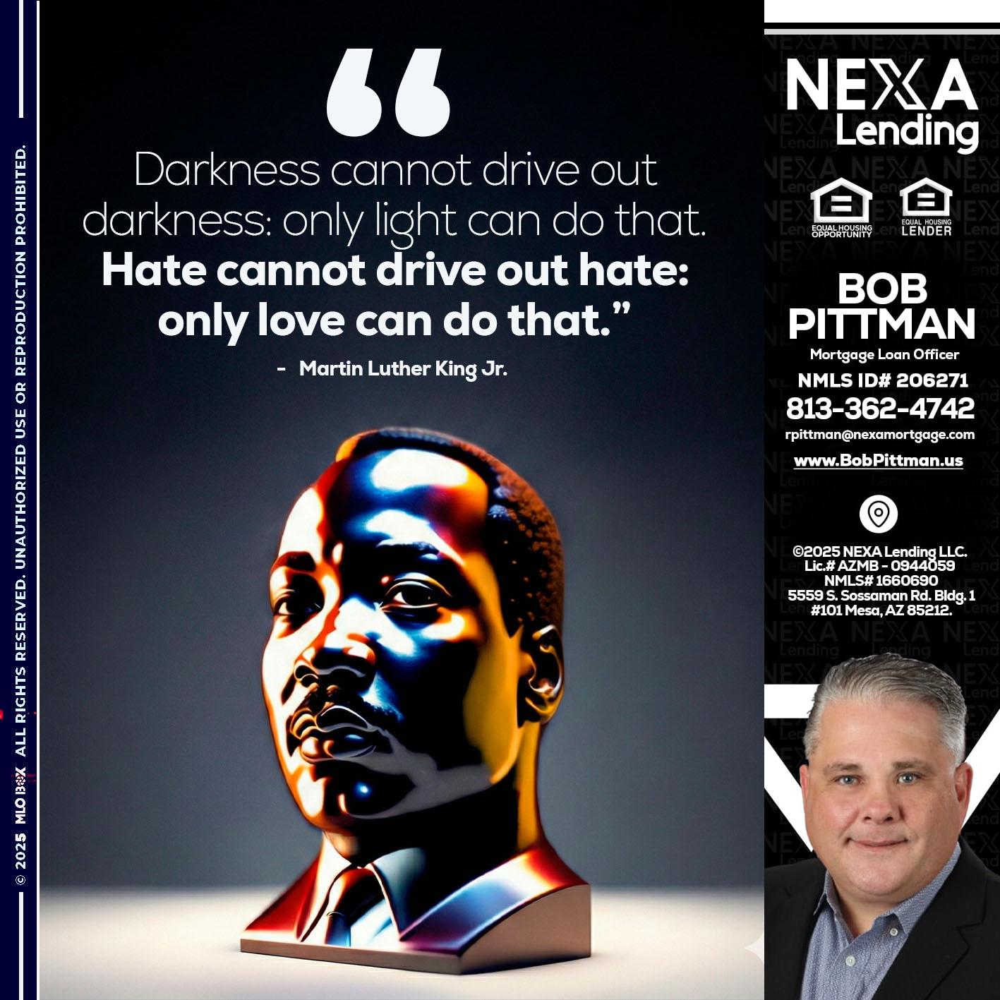 MLK 2026 - Bob Pittman -Mortgage Loan Officer