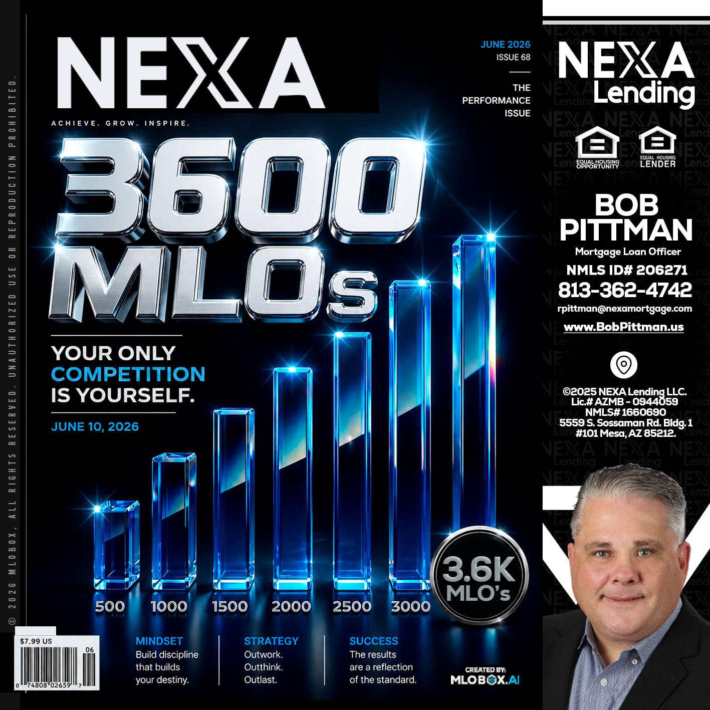 3600 MLOs - Bob Pittman -Mortgage Loan Officer