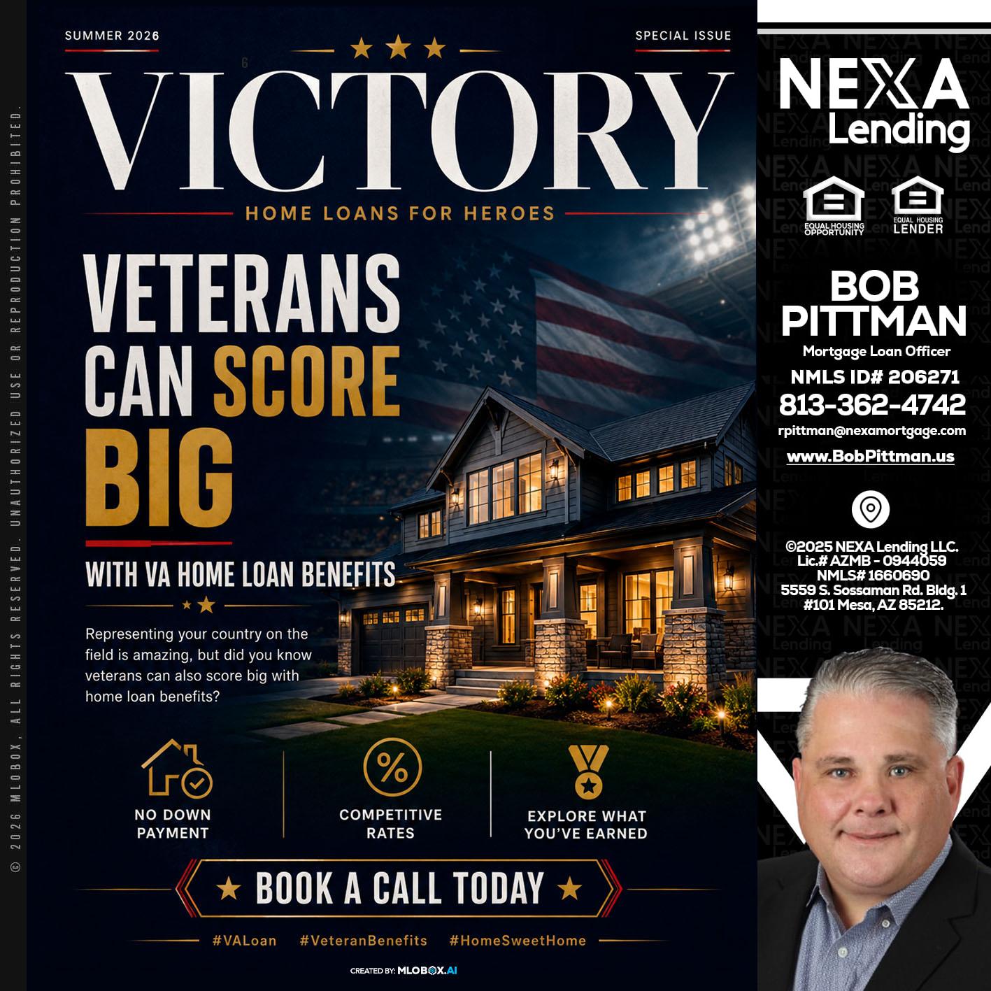 VICTORY - Bob Pittman -Mortgage Loan Officer