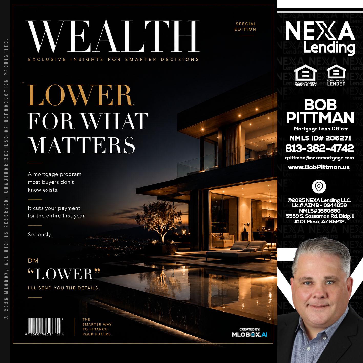 WEALTH - Bob Pittman -Mortgage Loan Officer