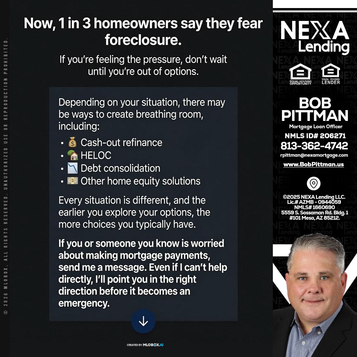 NOW - Bob Pittman -Mortgage Loan Officer