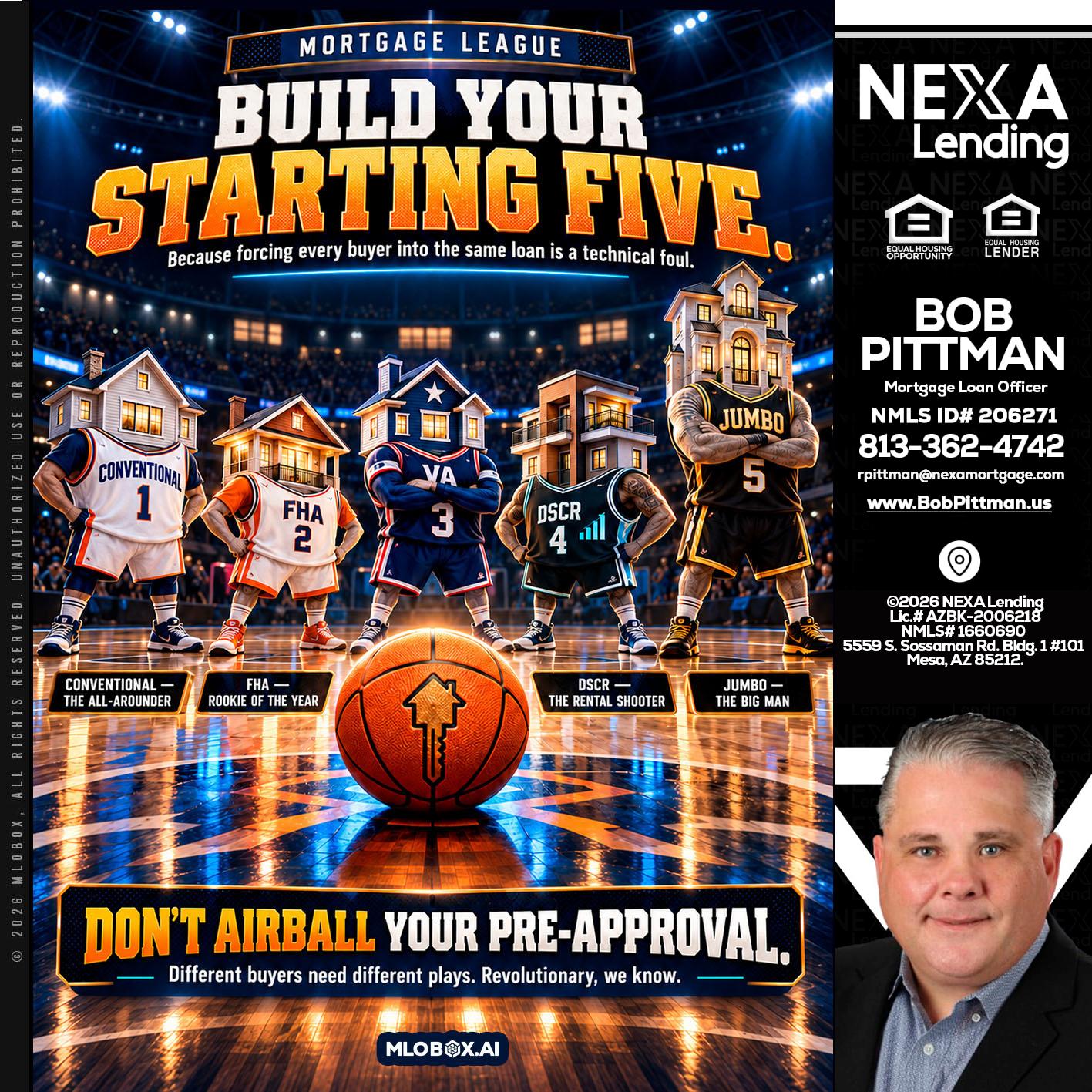 BUILD YOUR - Bob Pittman -Mortgage Loan Officer
